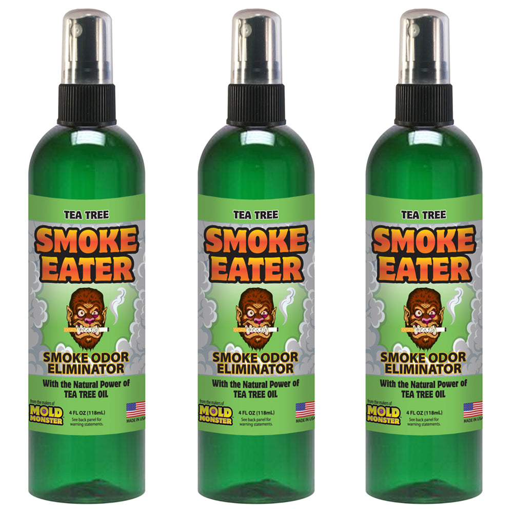 Smoke Eater, smoke odor remover, 4 oz. Tea Tree Scent Mold Monster